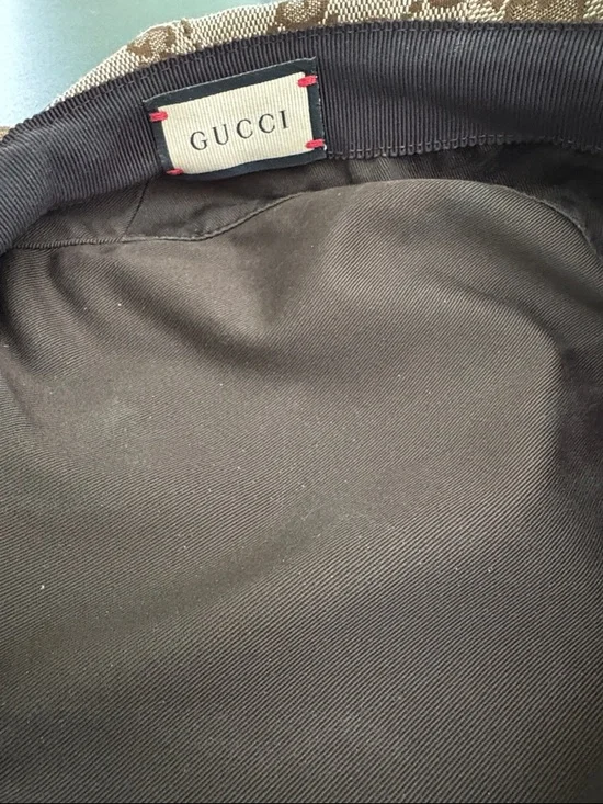 Gucci Beige and Brown GG Canvas Driving Cap - Picture 5 of 6